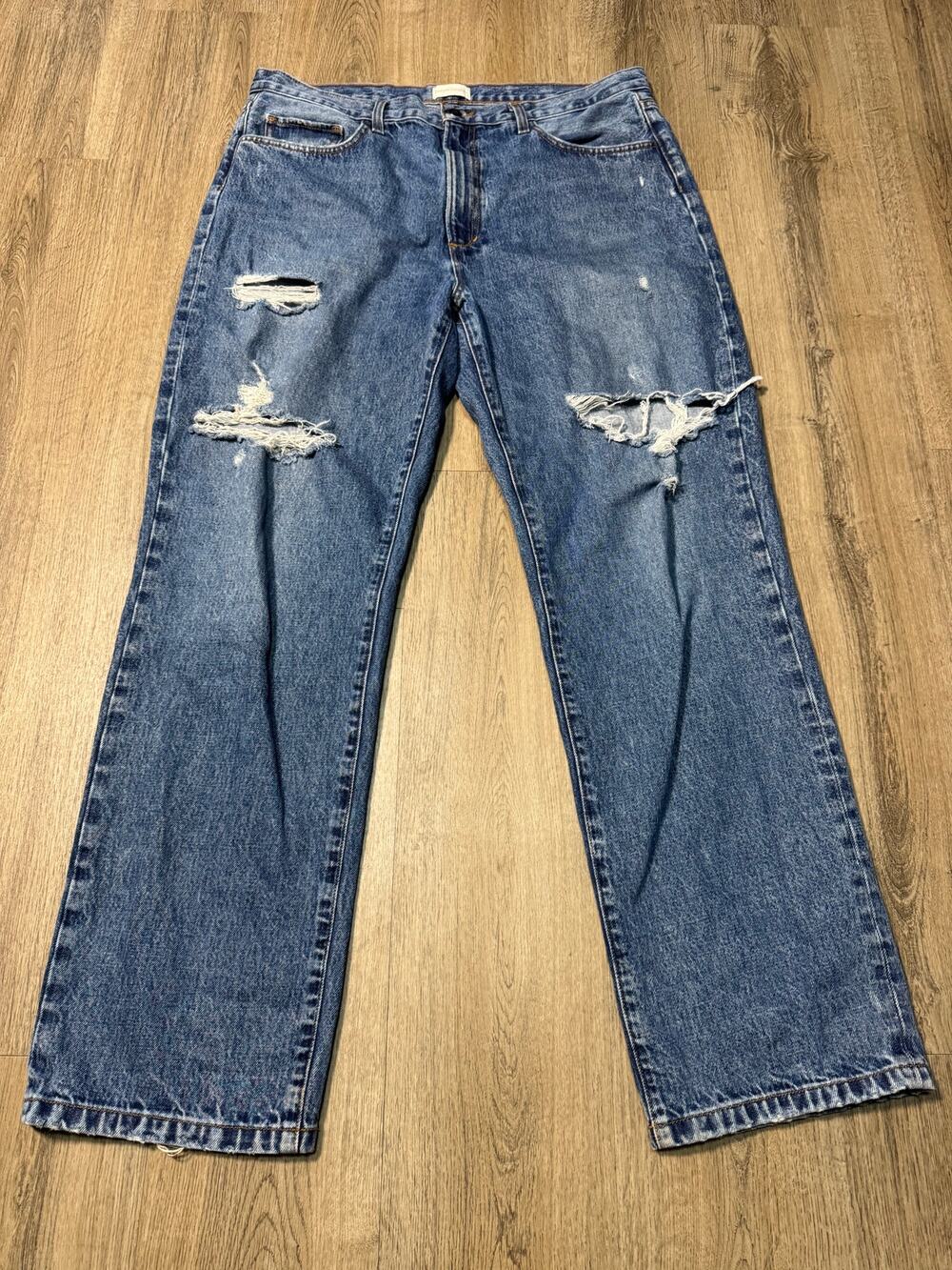 Favorite Daughter Women's The Tommy Low Slung Long Straight Jeans